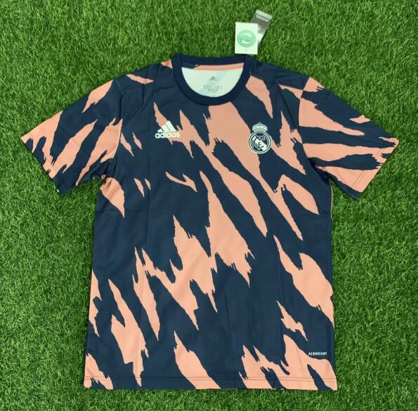 Real Madrid Navy Pink Training Shirt 2020/21